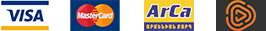 Visa, Arca, Mastercard, Idram